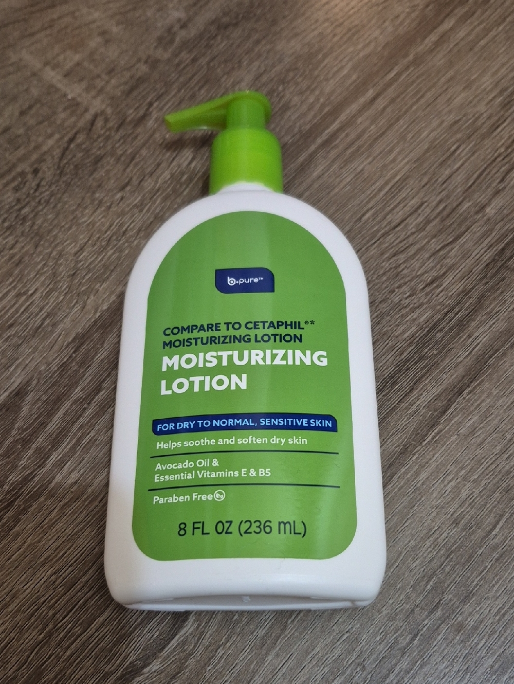 b-pure Moisturizing Lotion for Dry to Normal Sensitive Skin - Green $12 each